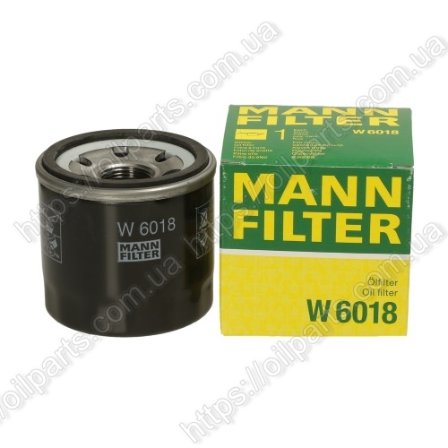 Фильтр масляный Mann W6018