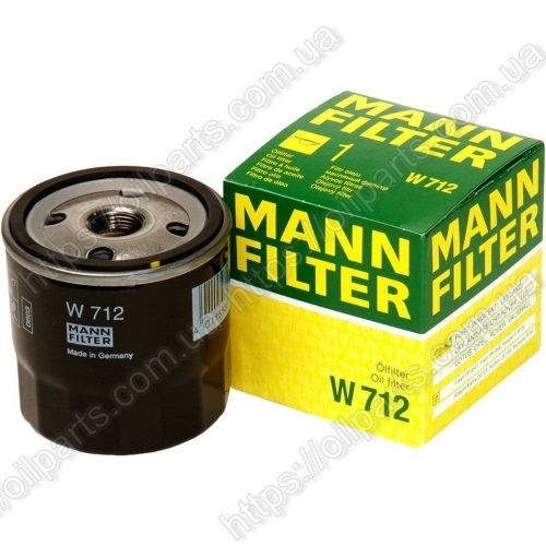 Фильтр масляный Mann W712