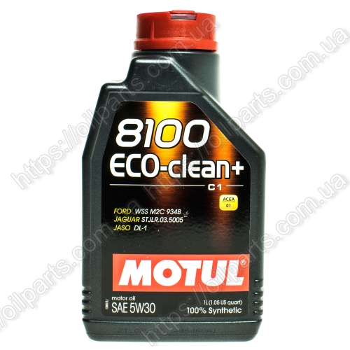 Масло Motul 8100 Eco-clean+ 5W-30 (1л.)