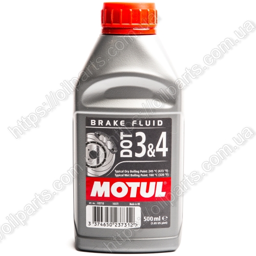 Тормозная жидкость Motul DOT 3.4 (0.5л.)