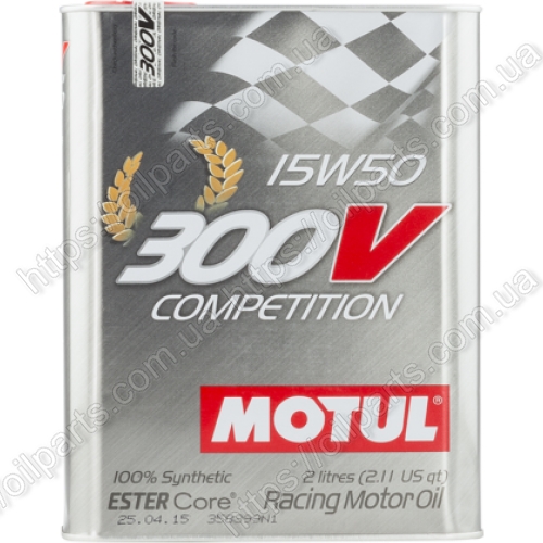 Масло Motul 300V Competition 15W-50 (2л.)