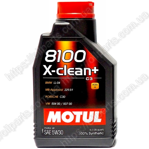 Масло Motul 8100 X-clean+ 5W-30 (1л.)