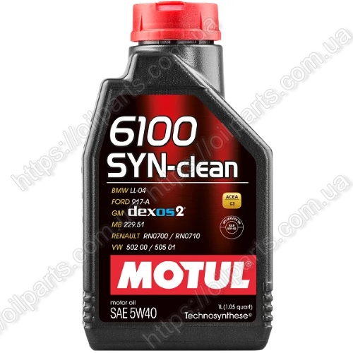 Масло Motul 6100 SYN-CLEAN 5W-40 (1л.)