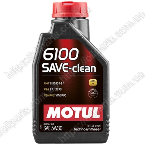 Масло Motul 6100 SAVE-CLEAN 5W-30 (1л.)